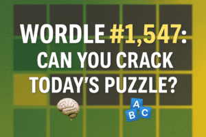 Featured image for Wordle Today #1547 Answer & Hints September 13, 2025 | Today’s Wordle Solution